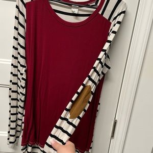 Sun and moon long sleeve shirt